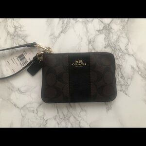 Coach signature Wristlet